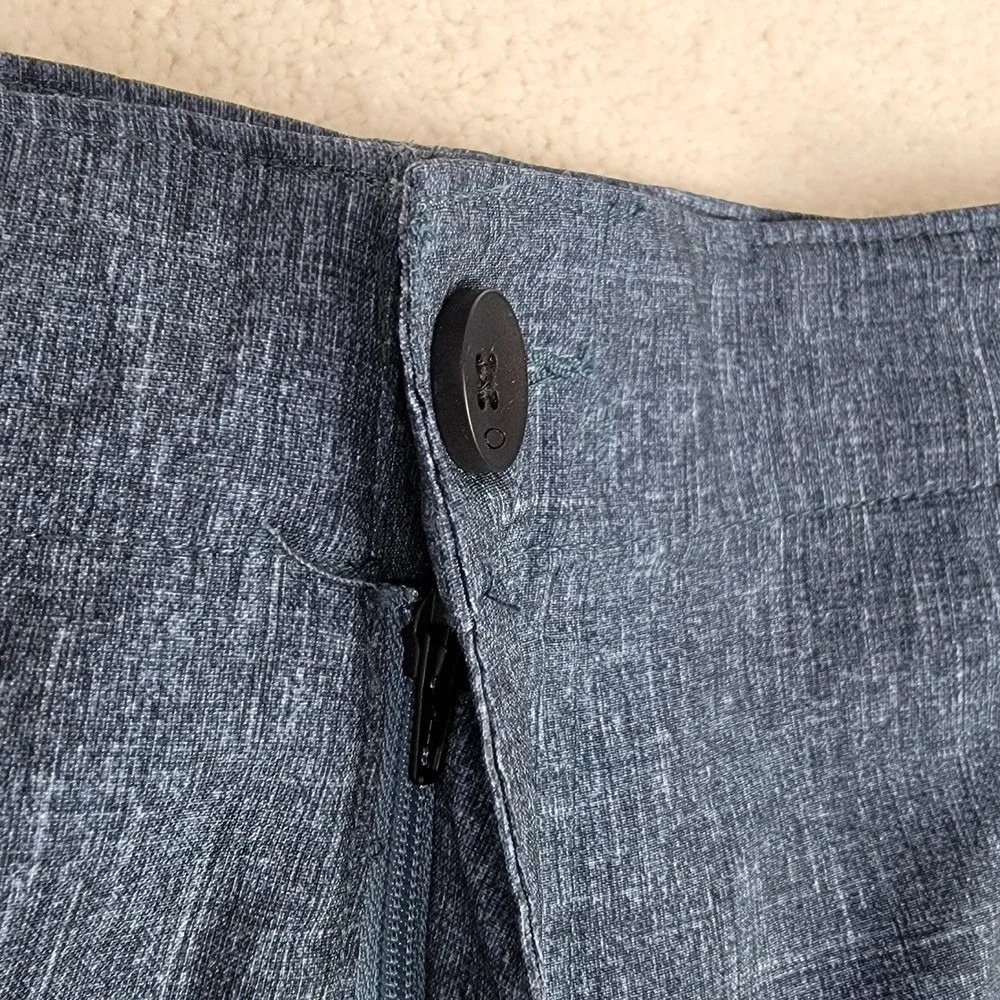 Oakley Control Heather NEW Men's 38 Copen Blue Flat Front Reg‎ Fit Golf Shorts